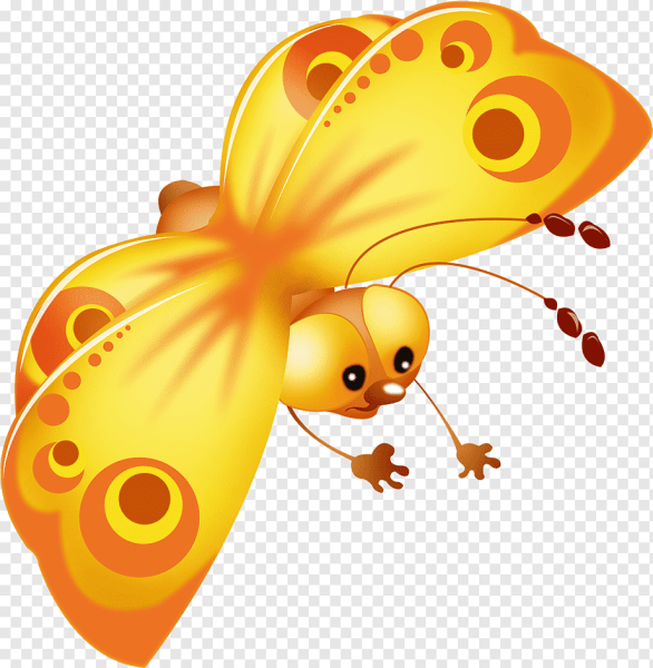 Бабочка мультяшный