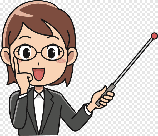 Учитель с указкой