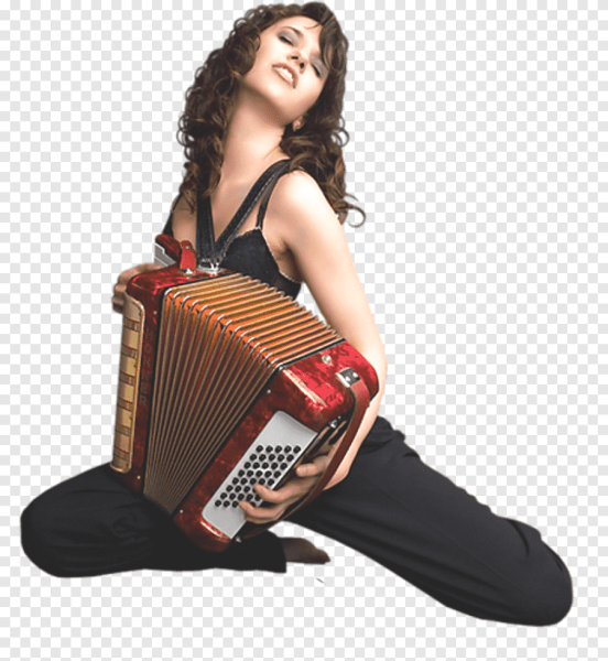 Девушка с аккордеоном