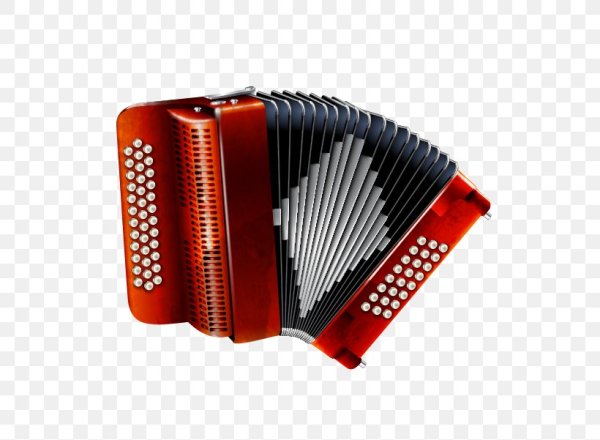 Гармонь на прозрачном фоне