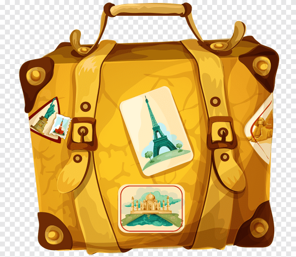 Мультяшный чемодан для путешествий