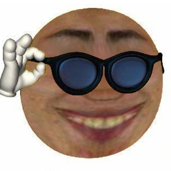 3d смайлик в очках