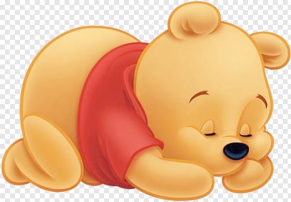 Пятачок спит