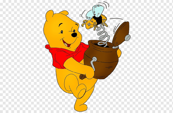 Винни пух с горшочком меда Дисней