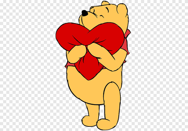 Винни пух с сердечком