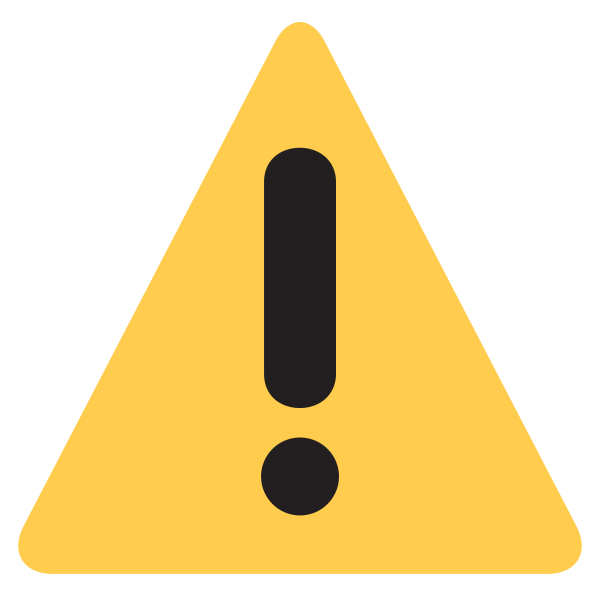 Знак предупреждения желтый