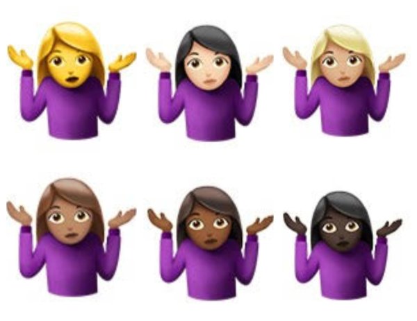 Эмодзи девушка с поднятой рукой
