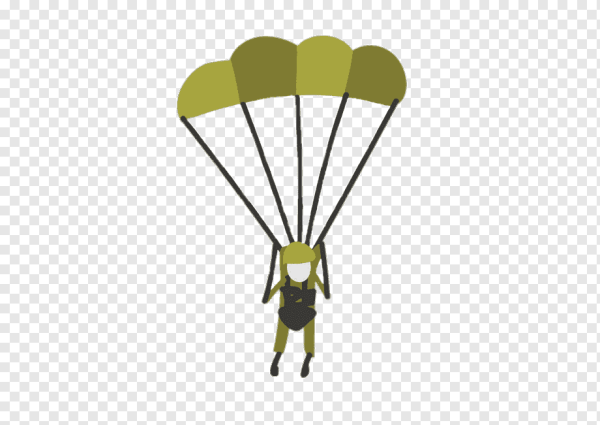 Смайлик парашютист