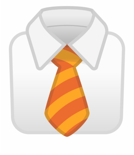 ЭМОДЖИ рубашка с галстуком