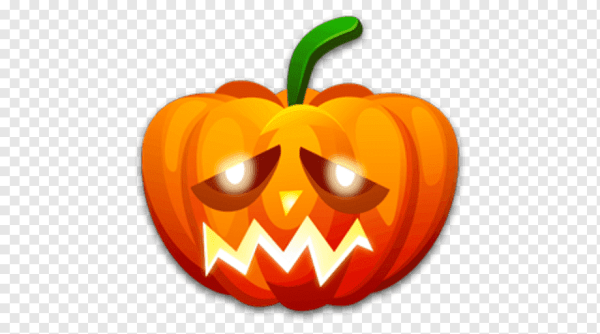 Смайлик хэллоуинской тыквы