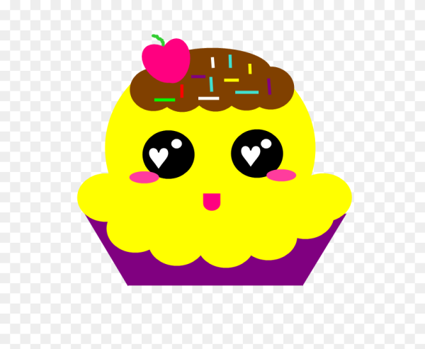 PNG kawaii Yellow