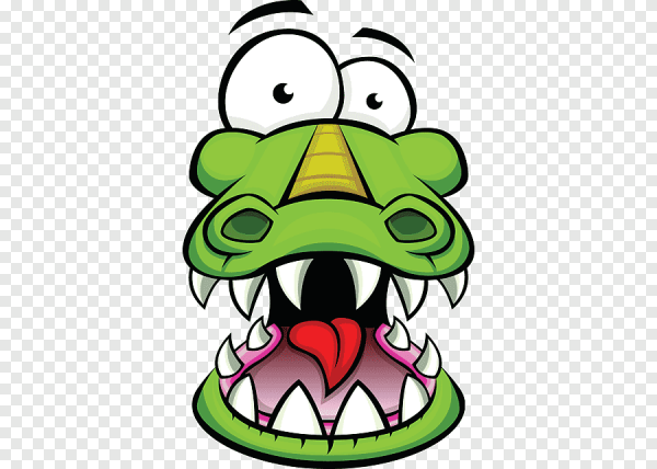 Наклейка крокодил