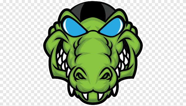 Голова крокодила сверху