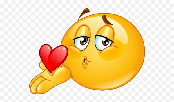 Воздушный поцелуй смайлик