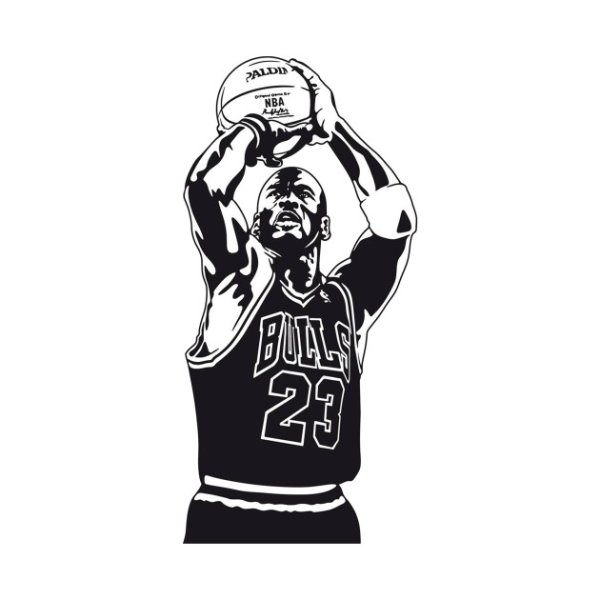 Тату эскиз эмблема NBA