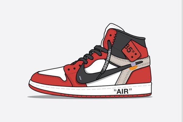 Nike Air Jordan 1 арт