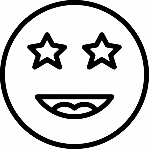 Смайлик из звезд