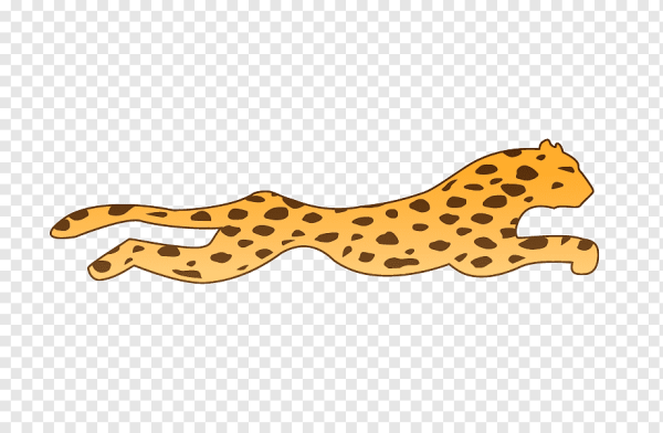 Гепард вектор для детей