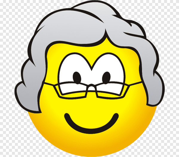 Смайлик с прической