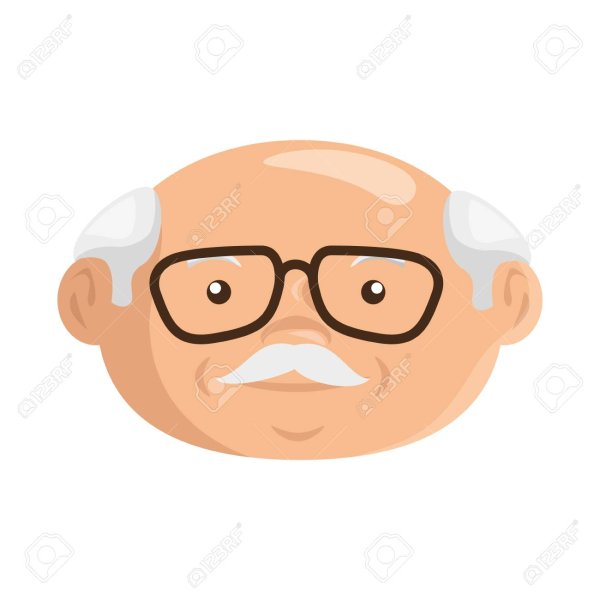 Смайлик старик