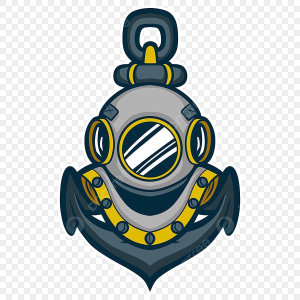 Якорь и водолаз