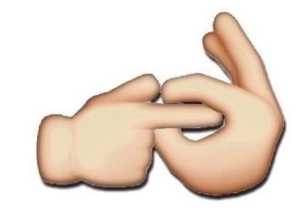 ЭМОДЖИ палец к пальцу