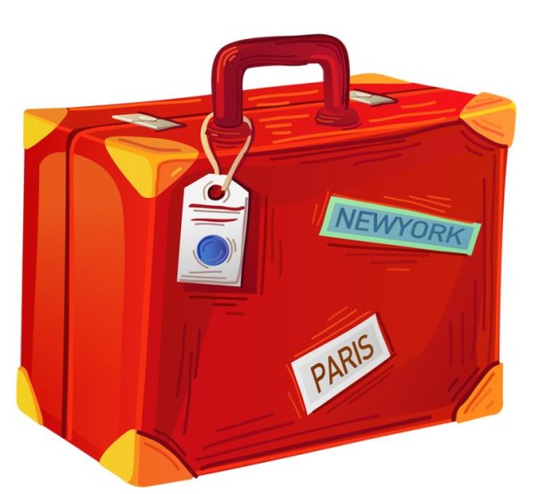Красный чемодан для детей