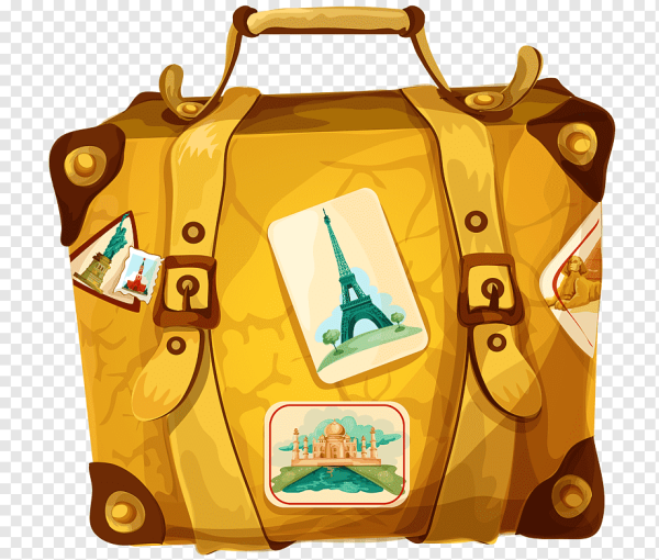 Мультяшный чемодан для путешествий