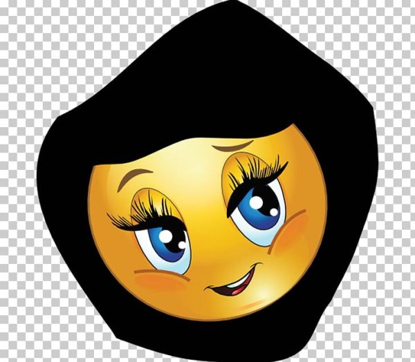 Смайл девочка подмигивает