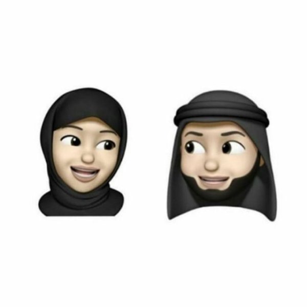 ЭМОДЖИ лица в хиджабе