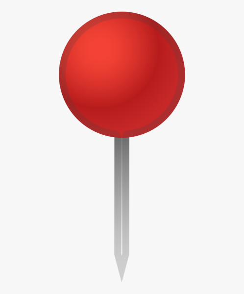 Канцелярская кнопка с шариком эмодзи