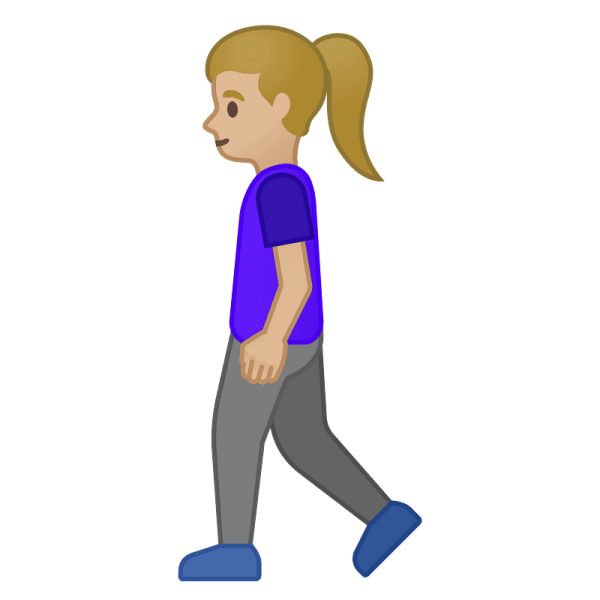 Эмодзи Бегущий человек