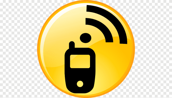 Смайлик с мобильником