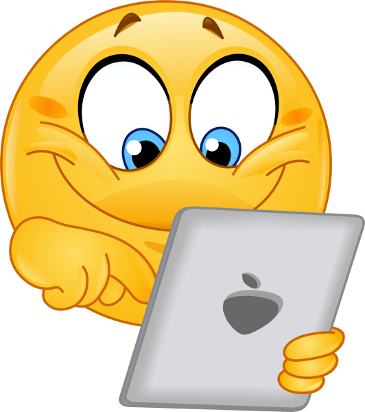 Смайлик с мобильником