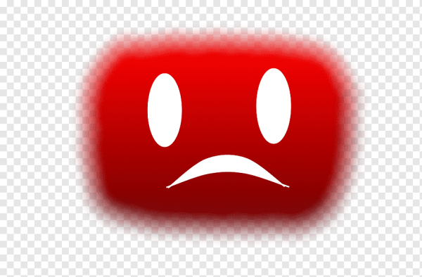Красный смайлик ютуба