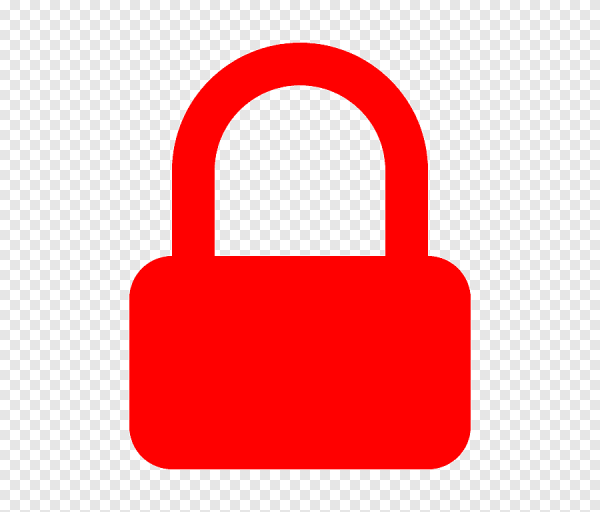 Замок открытый и закрытый