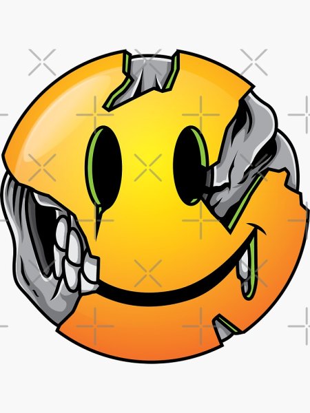 Страшный смайлик