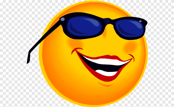 Весёлый смайлик в очках