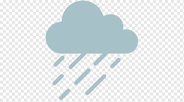 Эмодзи туча с дождем