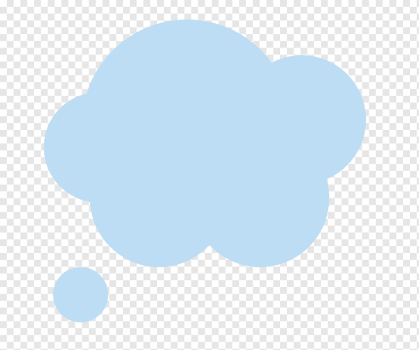 Облака на прозрачном фоне