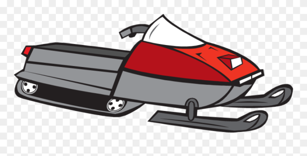 Нарисовать снегоход