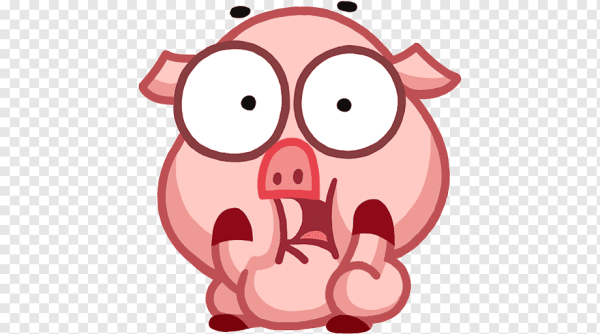 Поросенок винки Стикеры