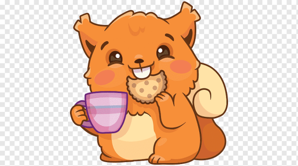 Стикер Белочка