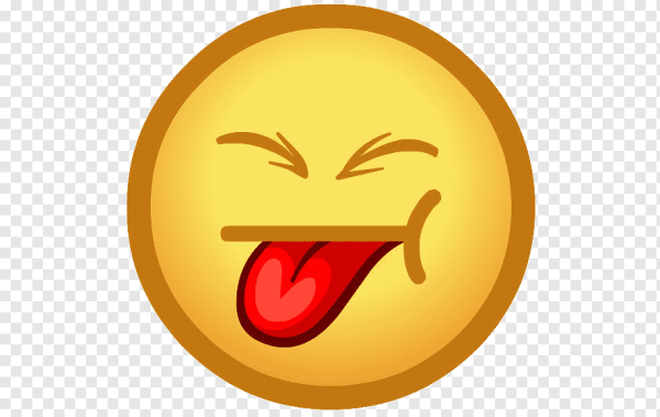 Смайлик с языком