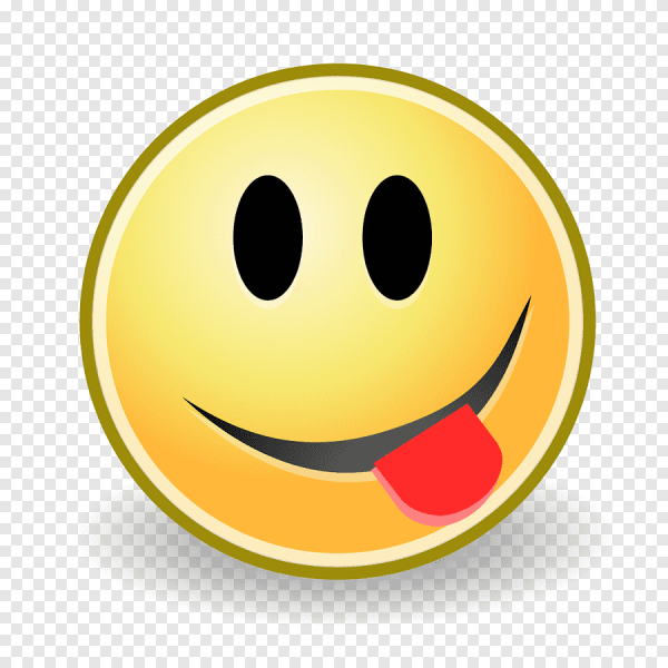 Смайлик облизывается