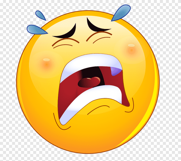 Смайлик плачет