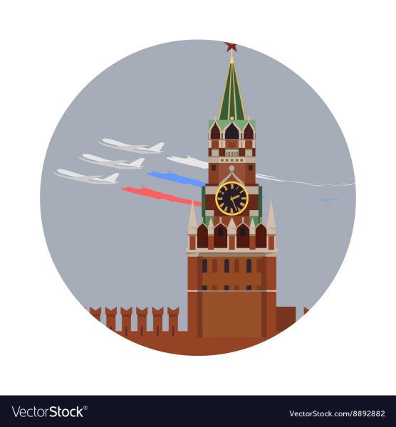 Значок Кремль Спасская башня