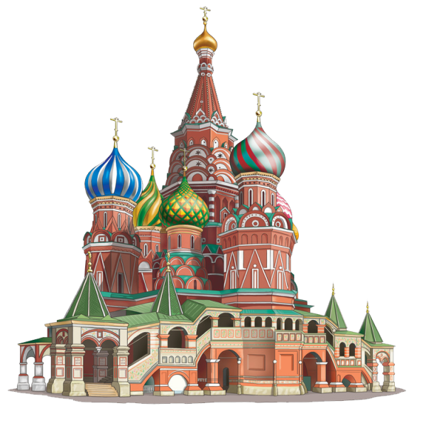 Храм Василия Блаженного вектор