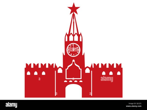 Спасская башня Кремля вектор