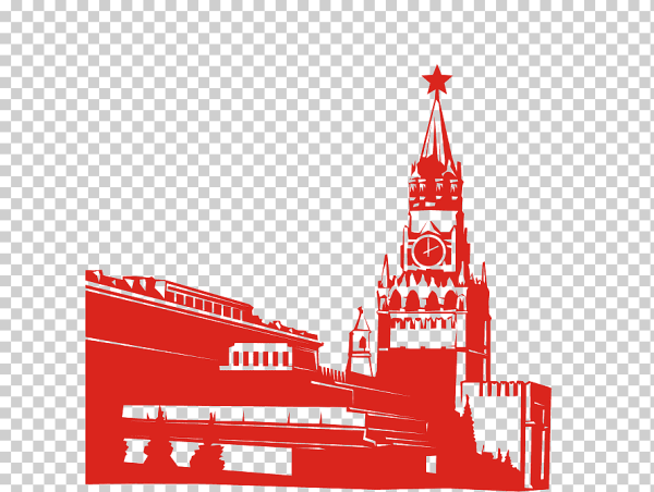 Спасская башня Московского Кремля вектор